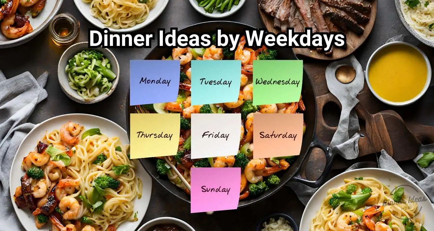 dinner ideas for tonight by weekdays